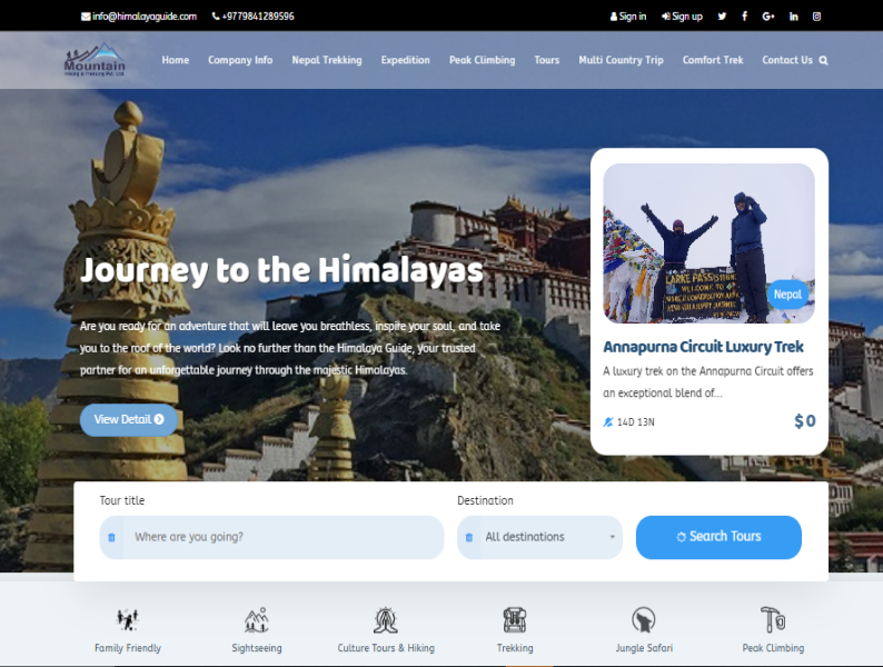 Mountain Hiking and Trekking